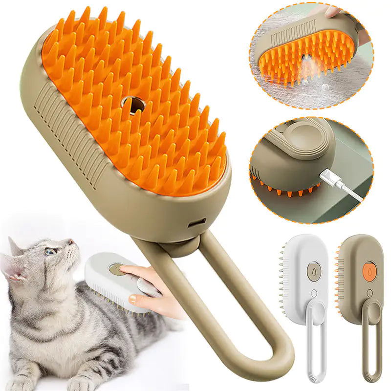 Pet Steam Brush - Electric steam brush for pets