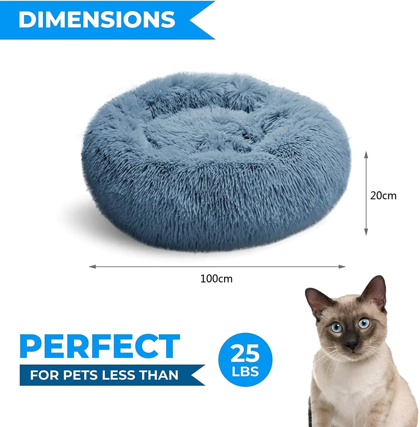 Catnap Comfort - Plush Cat Bed