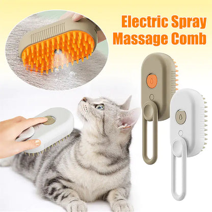 Pet Steam Brush - Electric steam brush for pets