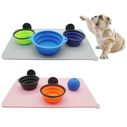 Spill Protector - Silicone Pet Bowl Mat